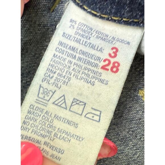 Tommy jeans vintage size 3 dark denim ankle 28 jeans y2k - Picture 6 of 7